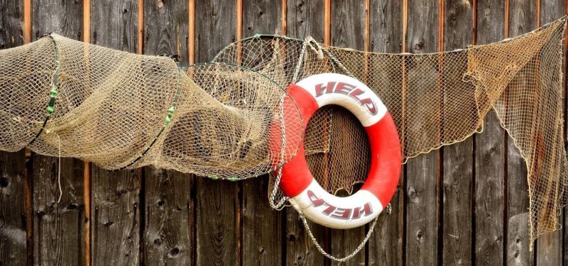 Rettungsanker als Symbol für BU Versicherung